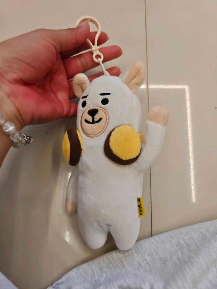 Cute Plush Bear Keychain