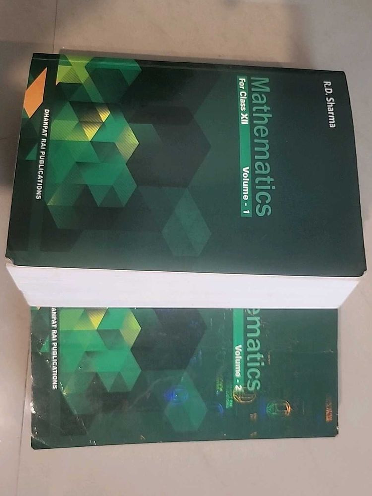 R.D. Sharma Mathematics for Class XII Vol 1 &amp; 2