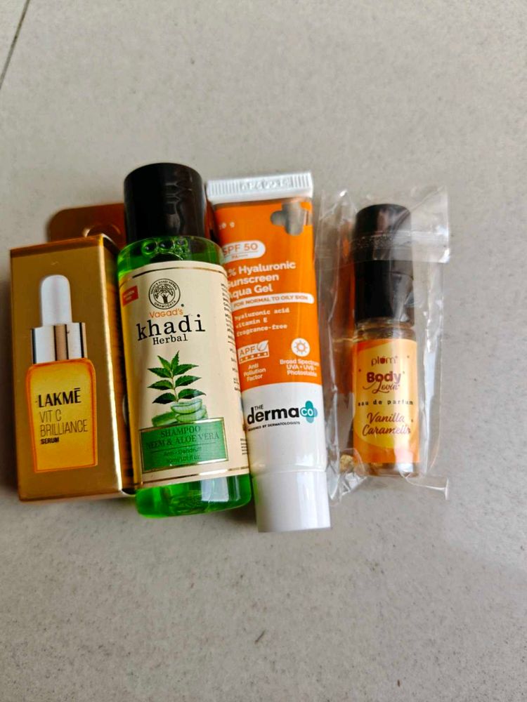 skincare bundle of 4 products