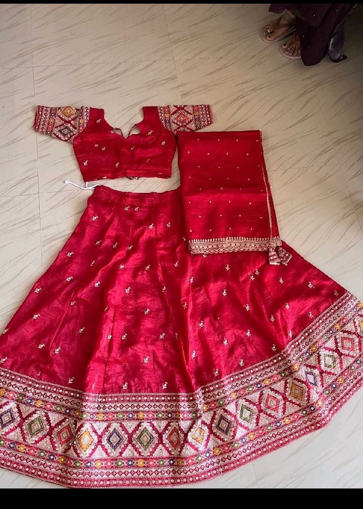 pink Lehenga Choli Set