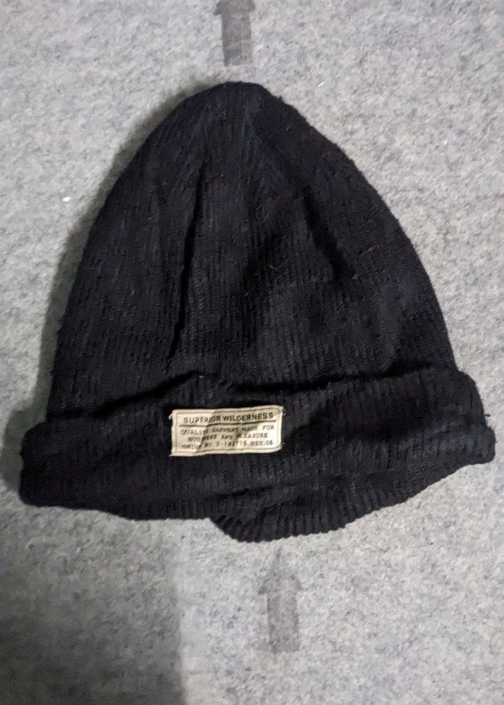 Superior Wilderness Black Beanie