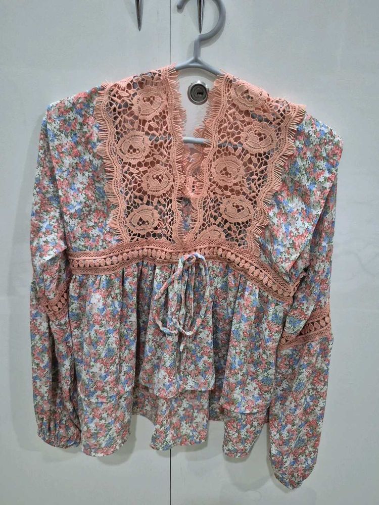 Floral Lace Blouse