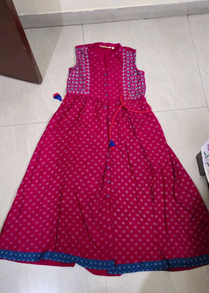 Beautiful Pink Kurta one piece dress
