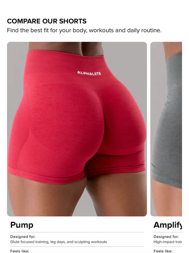 Hot Pink High-Waisted Biker Shorts
