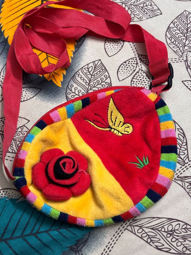 Cute Rainbow Butterfly &amp; Rose Bag❤️