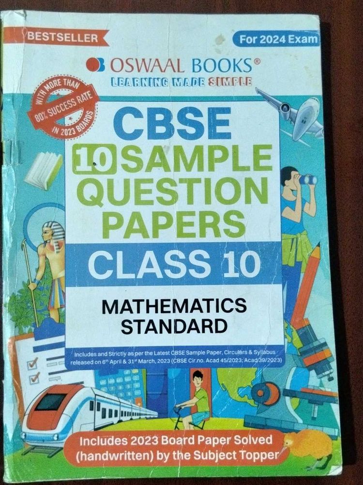 CBSE Class 10 Maths Sample Papers 2024