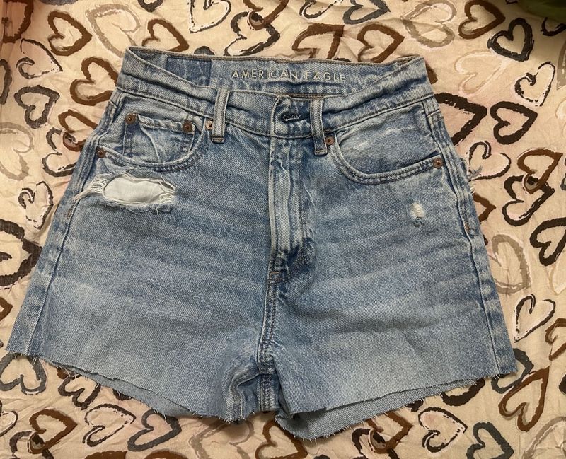 y2k American Eagle Distressed Denim Shorts