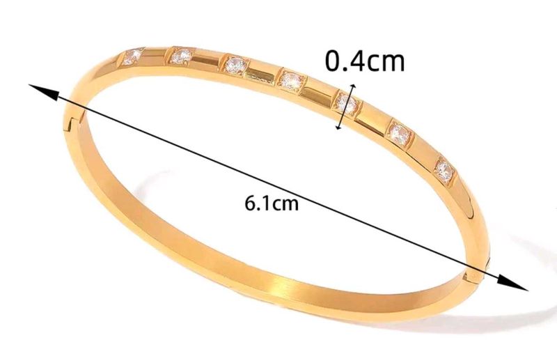 Anti-Tarnish Gold Kada Bracelet