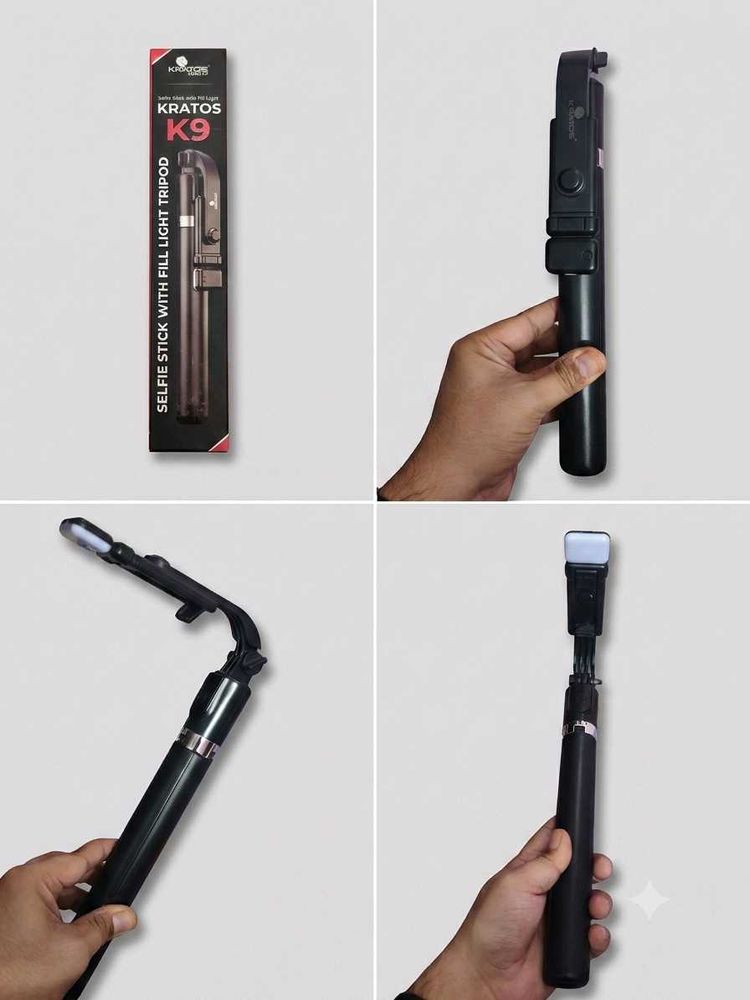 Kratos k9 tripod stand with inbuilt light.