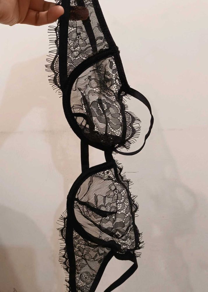 Net Transparent Bra 32B