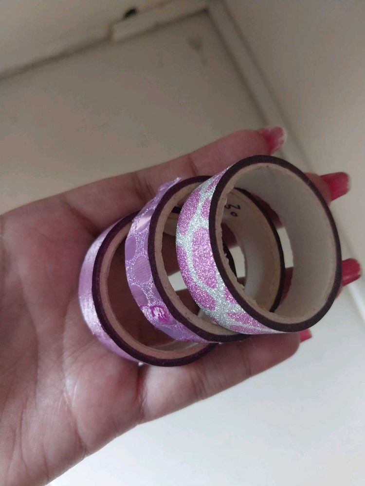 Sparkly Purple Washi Tape Set