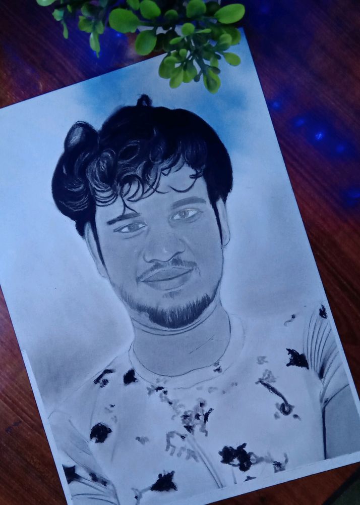 Portrait Art Handmade Work🥳😱💖🥰