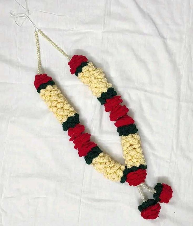 Handmade Crochet Garland Necklace