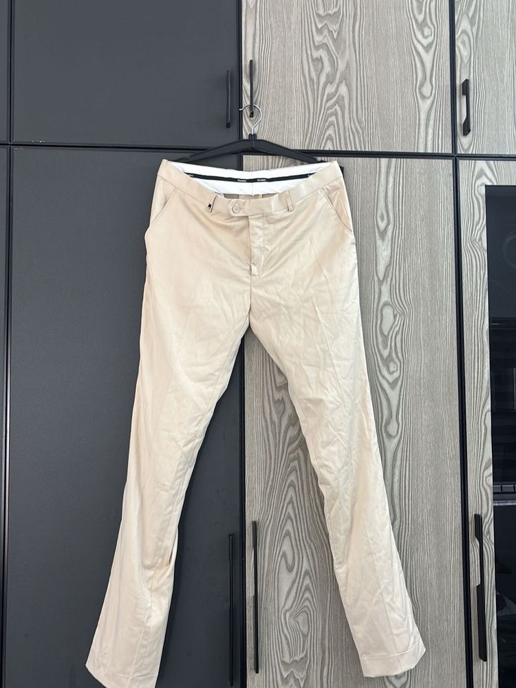 Men's Beige Chinos