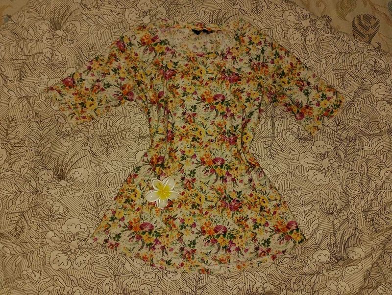 Floral Smocked Peplum Top
