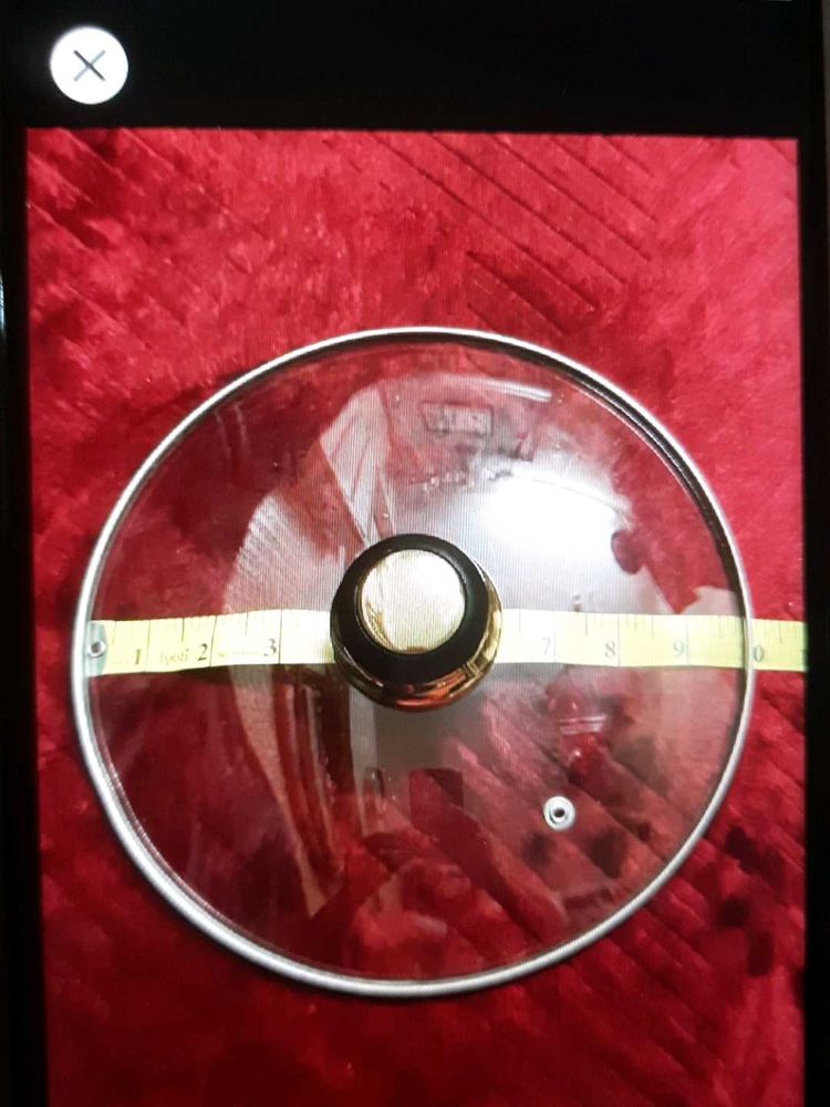 Happy Baron 24 Carat Gold Plated Glass Pot Lid