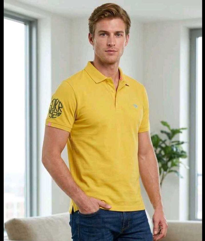 Men's Yellow Polo Shirt