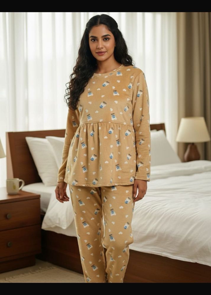 Cute Printed Nightsuit Set