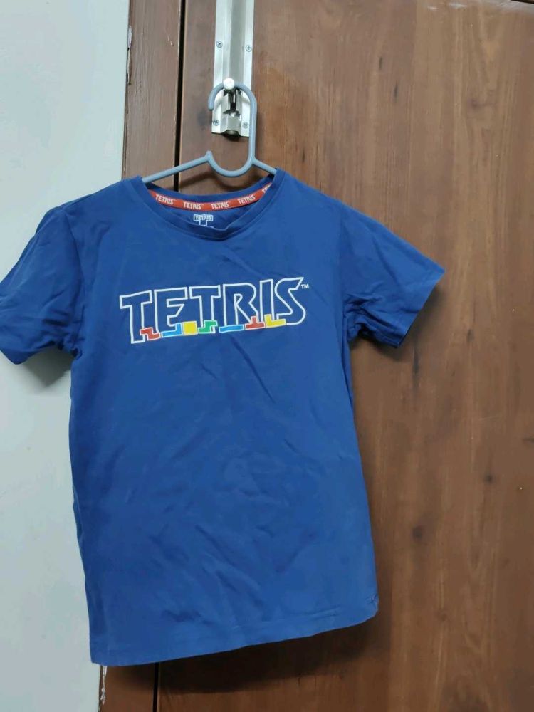 Tetris Graphic Tee - Retro Gaming