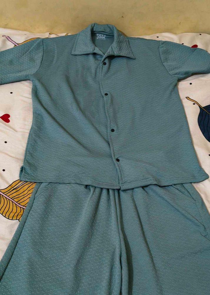 Comfortable Teal Pyjama Set