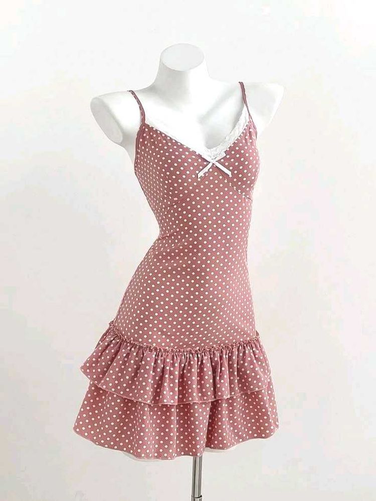 Cute Polka Dot Nightie