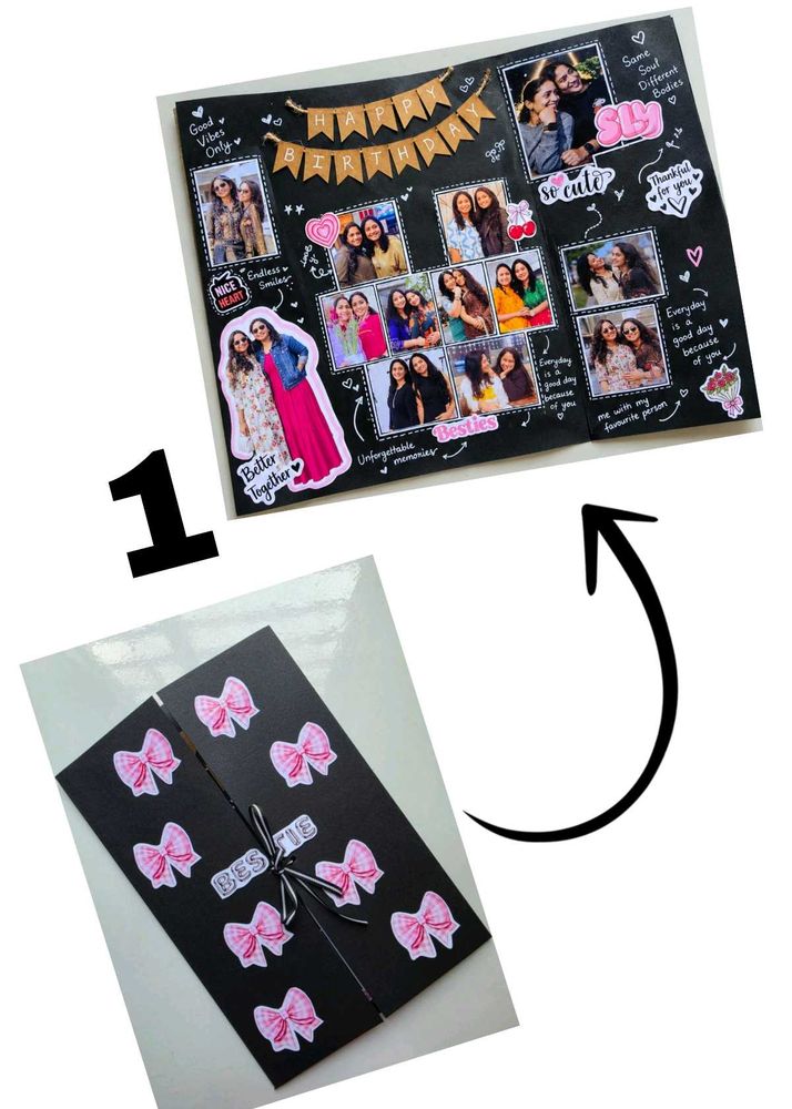 Personalized Handmade Photo Scrapbook
