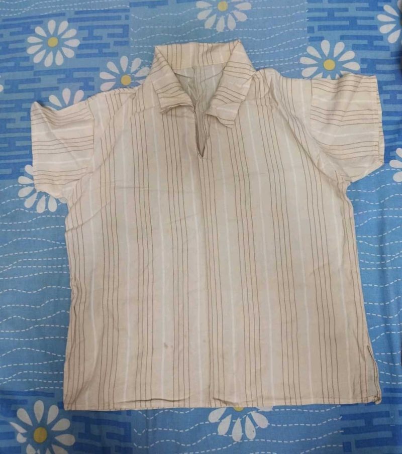 Striped Casual Linen Shirt