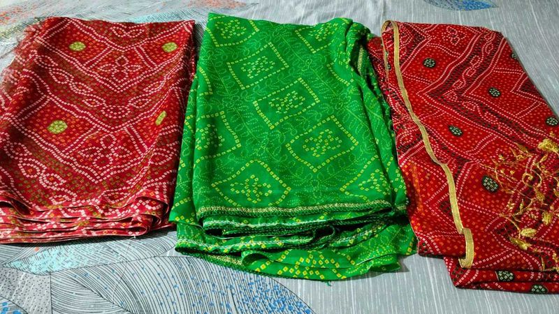 Fix Rate 4 Daily Wear light Weight Bandhani Sari