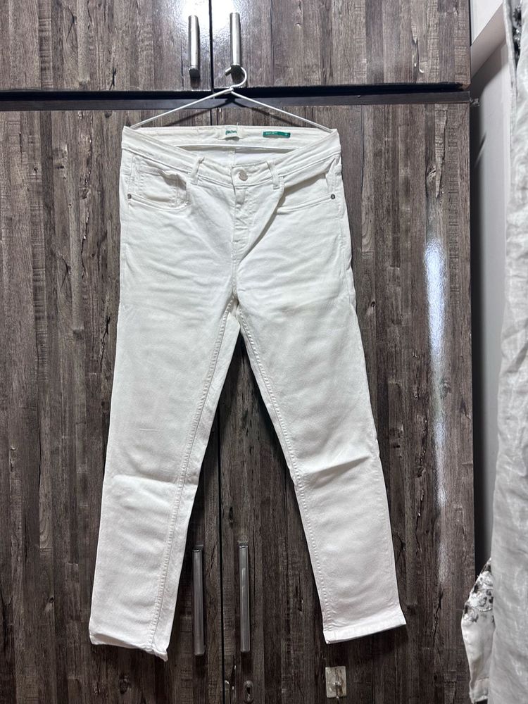 White Denim Jeans