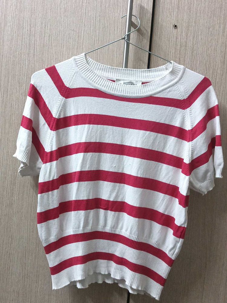 Classic Striped Knit Top