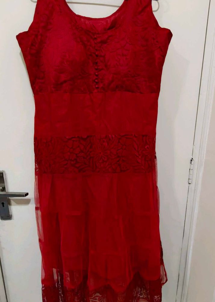 Elegant Red Kurta
