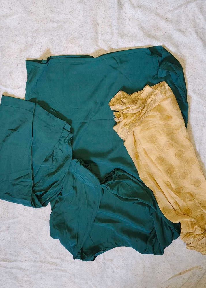 Teal Kurta Set