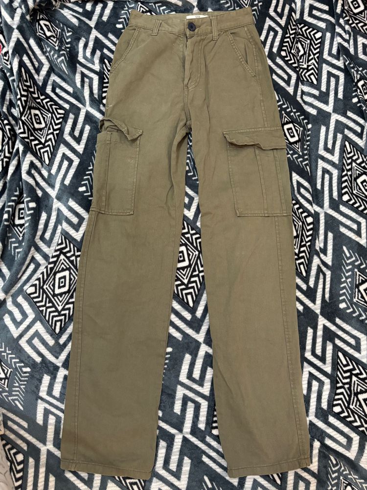 Olive Green Cargo Pants
