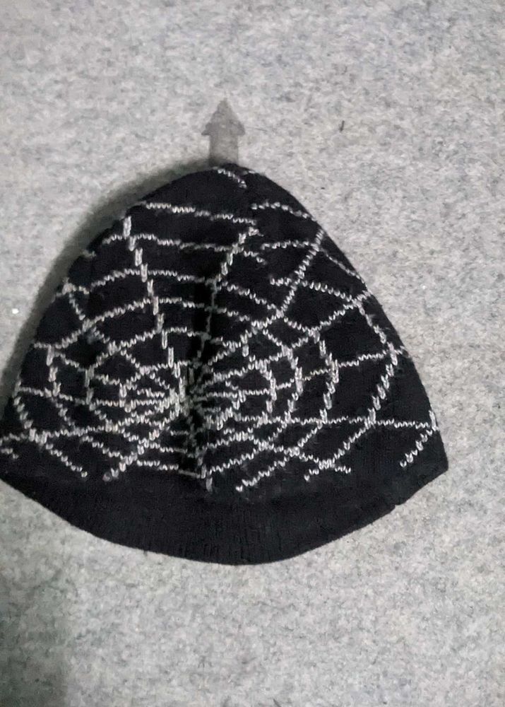 Spider Web Knit Beanie