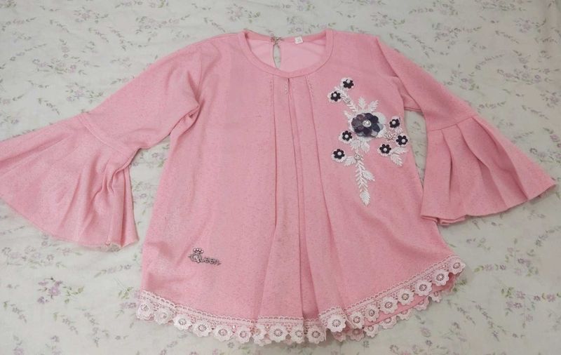 beautiful pink top for girls