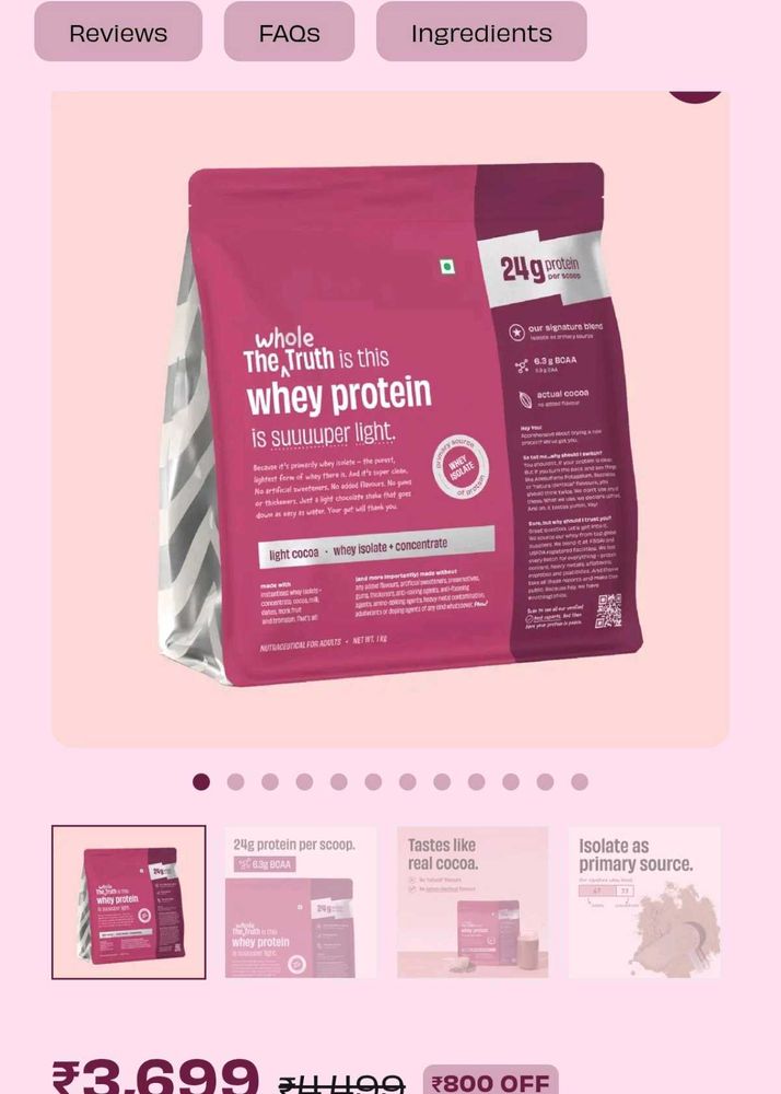 whole truth whey protein 24g