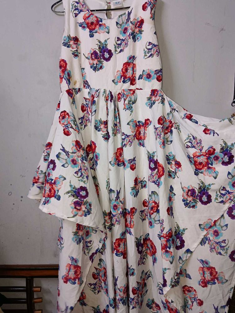 Floral Floor Length Gown