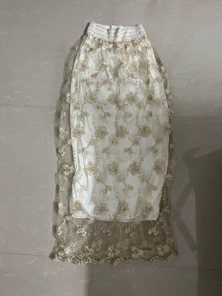 Floral Lace Skirt