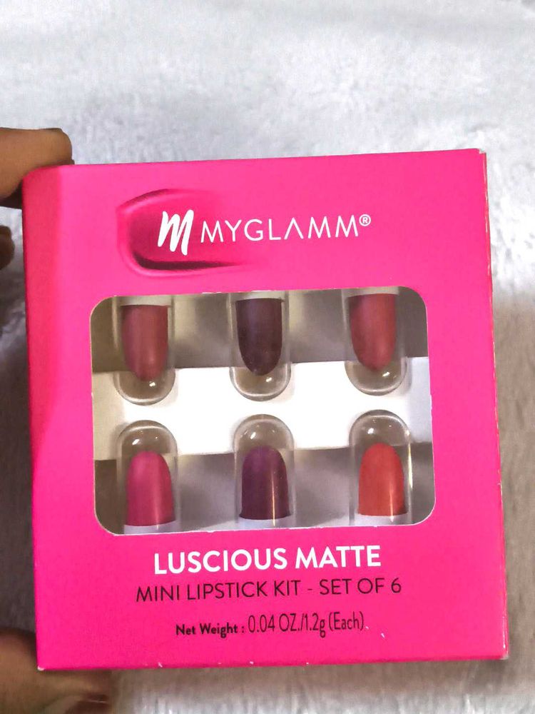 MyGlamm Luscious Matte Mini Lipstick Kit - Set of