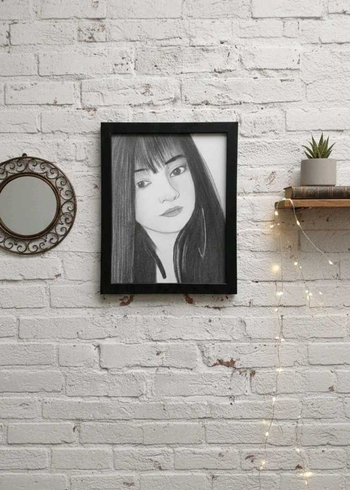 Framed Portrait Sketch