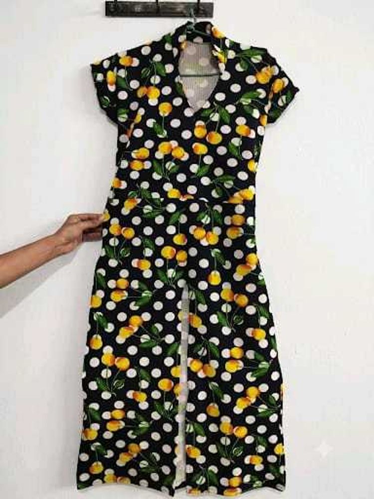 Polka Dot Cherry kurti top