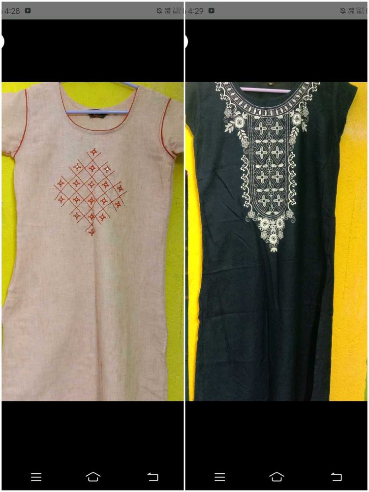 women kurti combo Pack Of 2