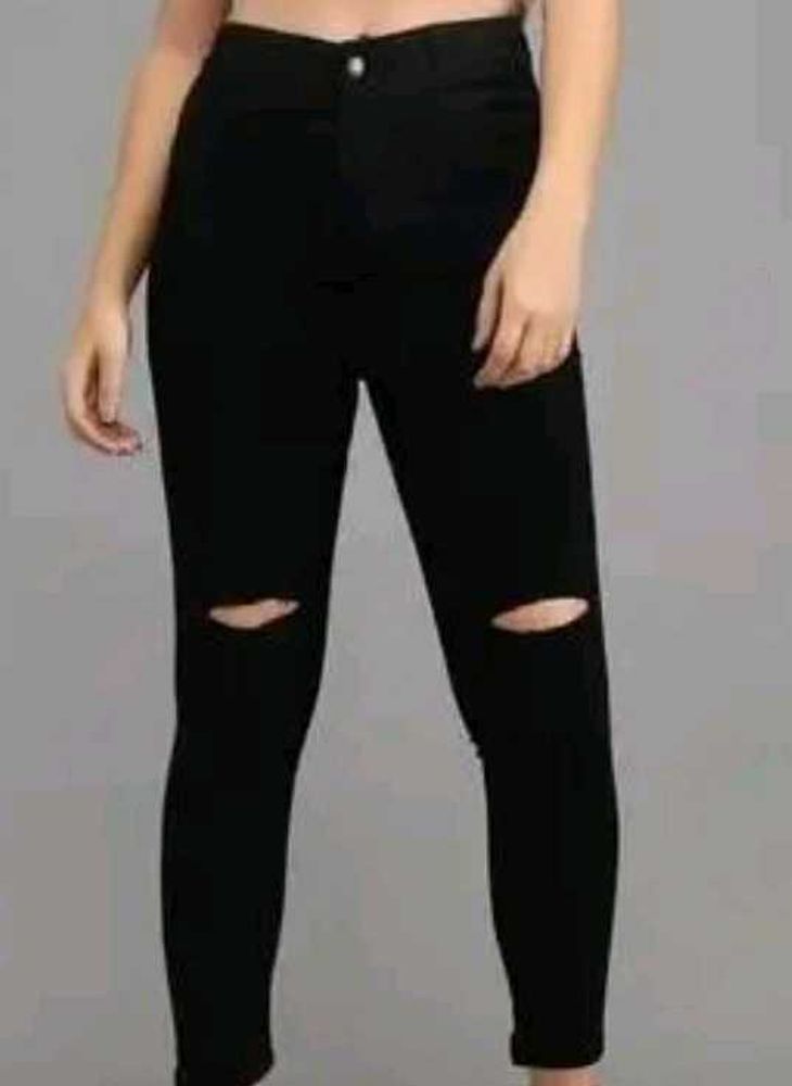 Ripped Black Jeans