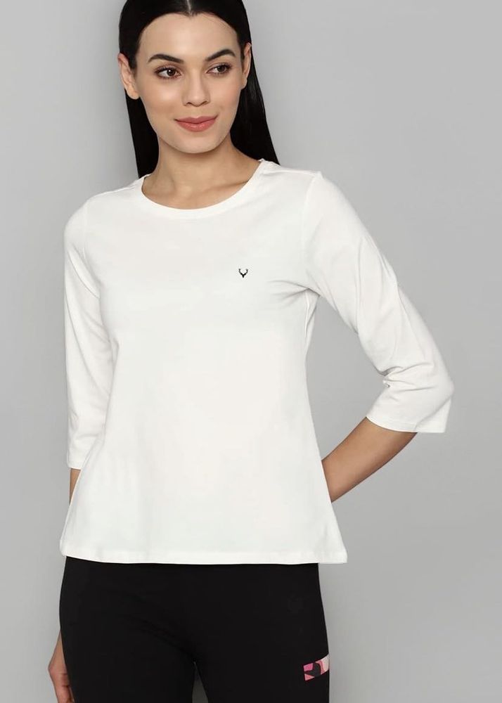 Unisex Allen Solly White T-shirt