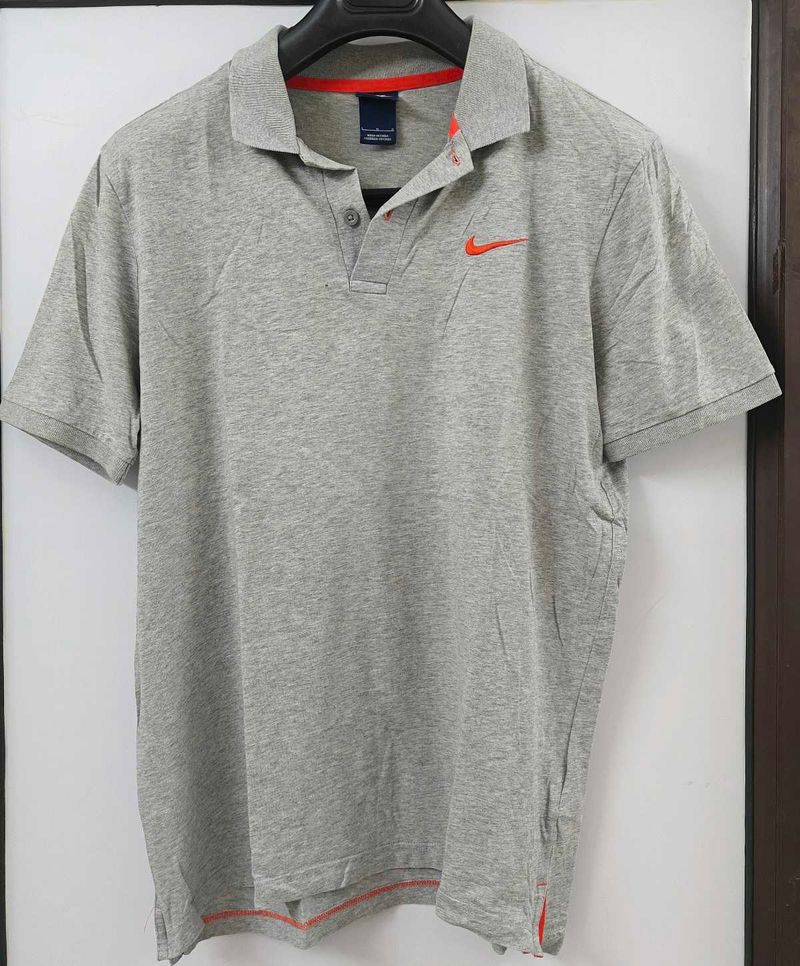 Nike Grey Polo T-Shirt