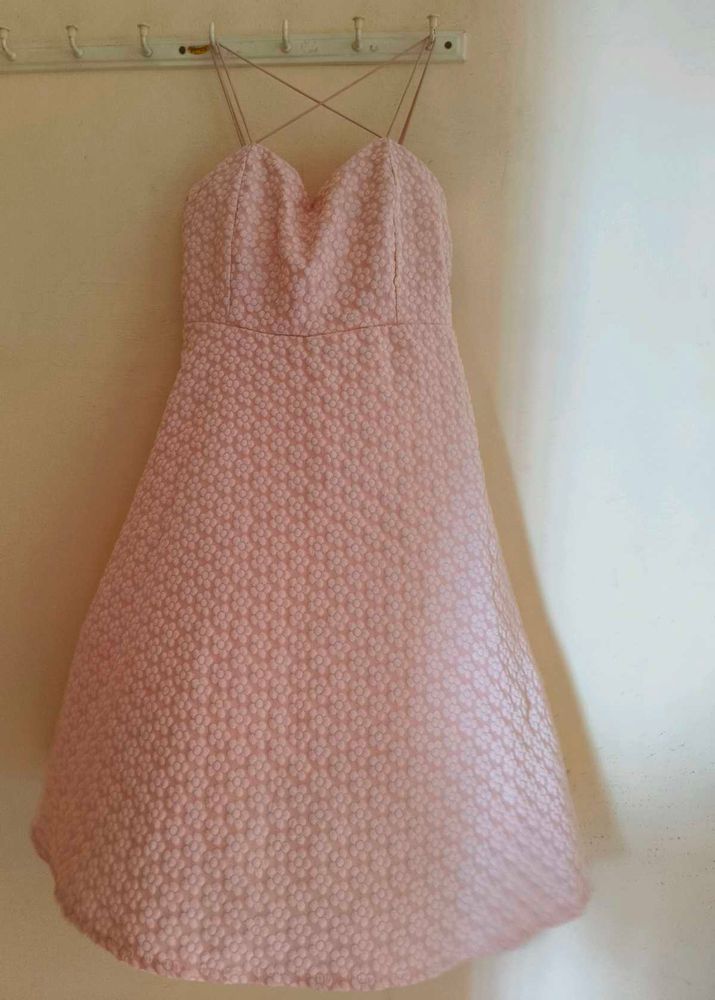 Pink Floral Dress ♥️
