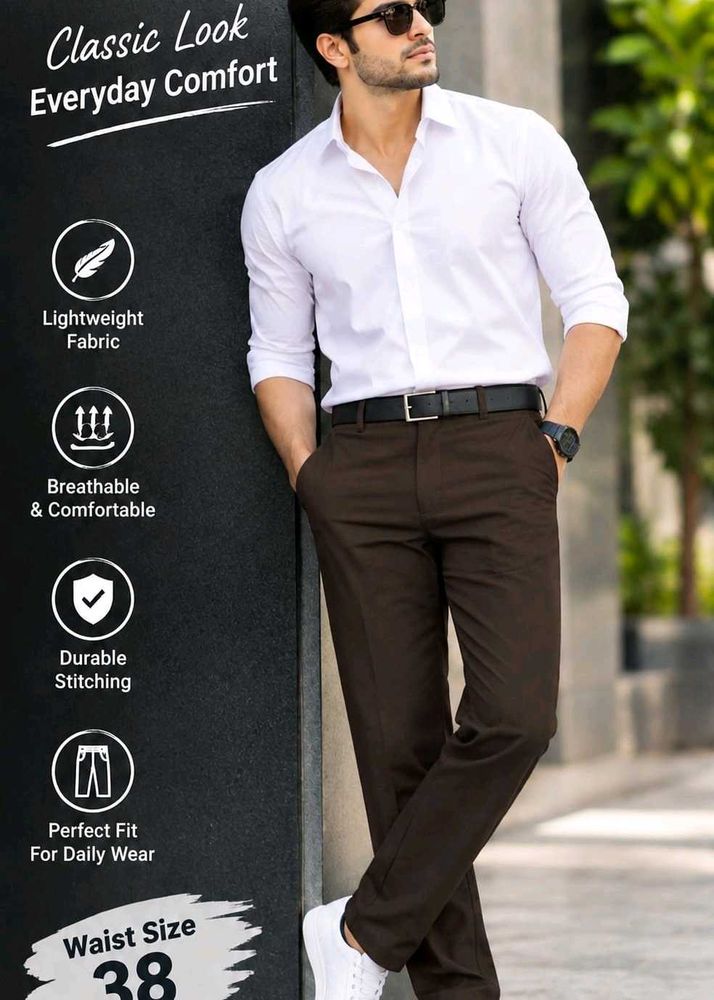 Urban United Classic Black Trousers