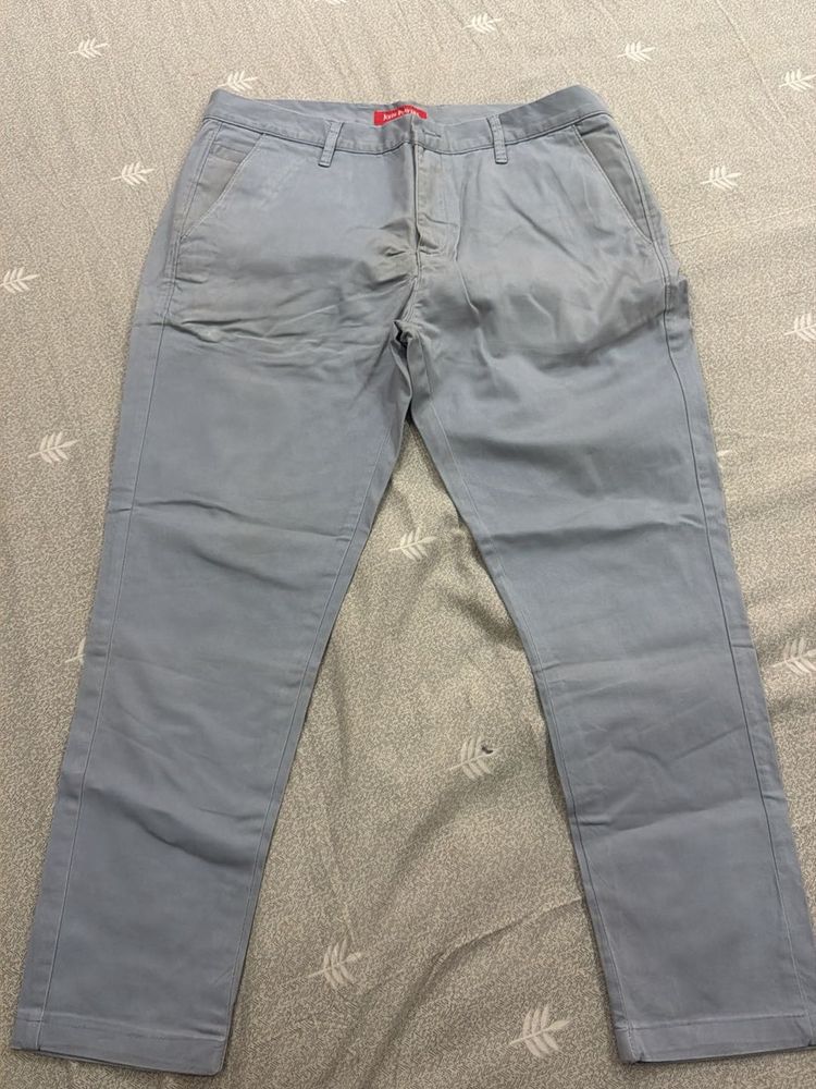 Men's Light Blue Casual Pants