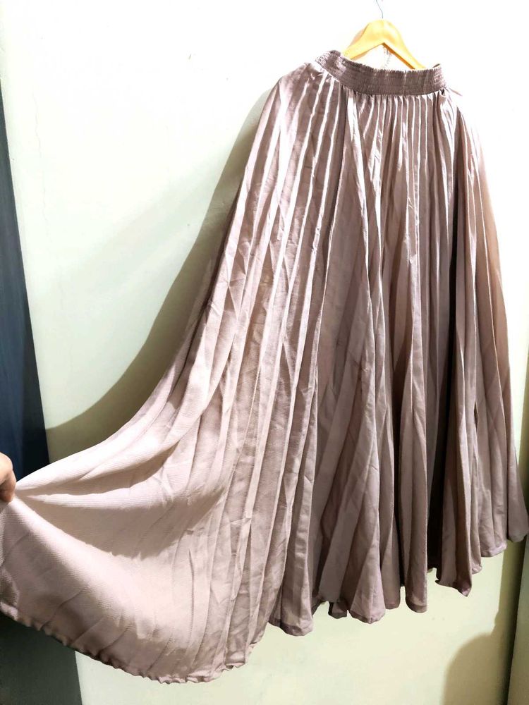 Elegant Pleated Ethnic Skirt