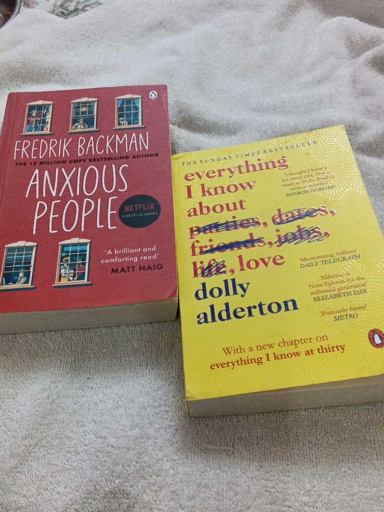 Anxious People &amp; Everything I Know